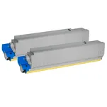 2-PAK Multibox Toner do OKI C831 C841 44844508 black zamiennik - 3