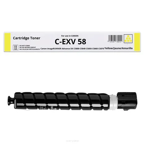 Toner do Canon CEXV58 3766C002 iRA DXC5840i DXC5850i DXC5860i DXC5870i Yellow zamiennik