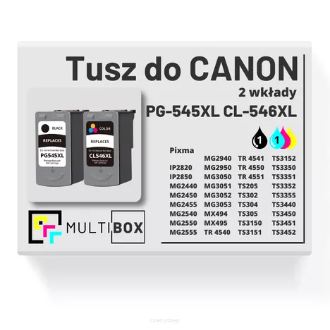 Tusz do CANON PG545XL CL546XL 2-pak black / color zamiennik Multibox