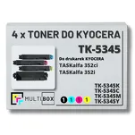 4-PAK Multibox Toner do KYOCERA TK5345 TASKALFA 352ci 17,0K/3x9,0K CMYK zamiennik - 2