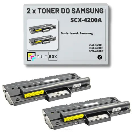 2-PAK Multibox Toner do SAMSUNG SCX4200 SCX4200A 3K Zamiennik