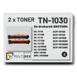 Toner do BROTHER TN1030 2-pak Multibox zamiennik