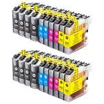 20-PAK Multibox Tusz do BROTHER LC123 - 2