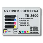 4-PAK Multibox Toner do KYOCERA TK8600 FS8600 8650 30,0K/3x20,0K CMYK zamiennik - 2