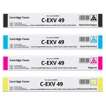 4-PAK Zamiennik Toner do Canon CEXV49 8524B002 8525B002 8526B002 8527B002 GPR53 iRC3320 iRC3320i iRC3325i iRC3330i CMYK - 2