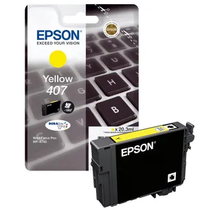 Epson tusz 407 T07U4 C13T07U440 oryginalny yellow