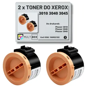 2-PAK Multibox Toner do XEROX 3010 3040 3045 106R02182 2.2K zamiennik