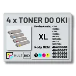 4-PAK Multibox Toner do OKI C532 MC563 XL black/cyan/magenta/yellow zamiennik - 2