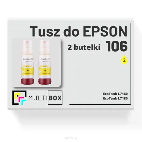 Tusz do EPSON 106 T00R4 C13T00R440 2-pak yellow zamiennik Multibox