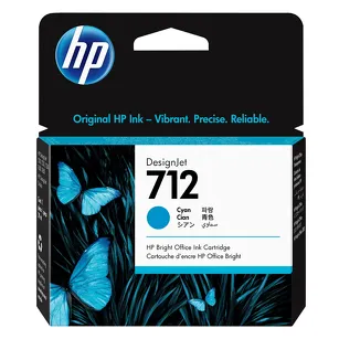 HP 712 tusz 3ED67A oryginalny cyan