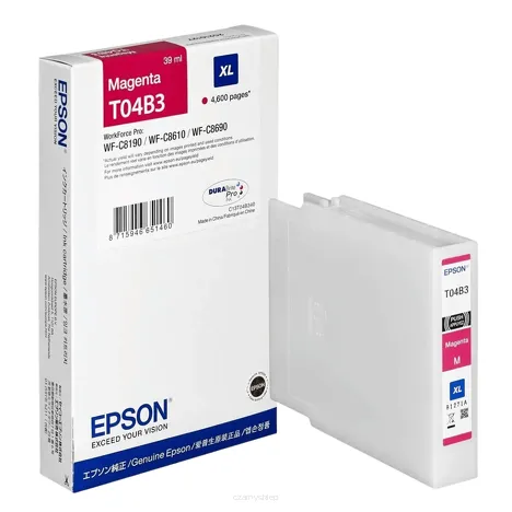 Epson tusz T04A3 C13T04A340 XXL oryginalny magenta