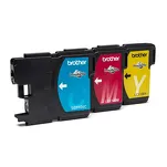 EOL BROTHER tusz LC1100RBWBP oryginalny 3-pak CMY 3x325 stron. - 2