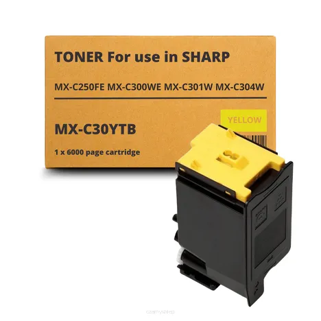 Toner do Sharp MX-C30GTY MXC250 MXC300 MXC301 MXC304 Yellow zamiennik