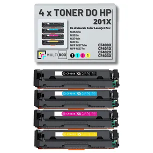 Toner do HP 201X 4-pak CMYK CF400X CF401X CF402X CF403X zamiennik Multibox