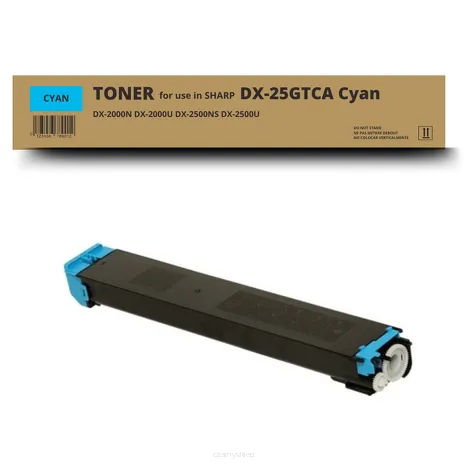 Toner do Sharp DX-25GTCA DX2500N DX2000U SPTDX25 Cyan zamiennik