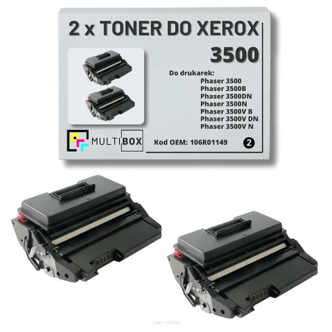 2-PAK Multibox Toner do XEROX 3500 106R01149 12K zamiennik
