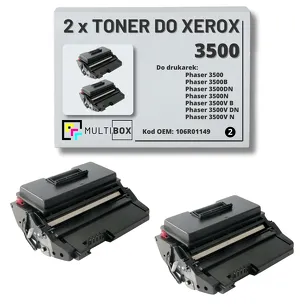 2-PAK Multibox Toner do XEROX 3500 106R01149 12K zamiennik