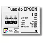 Tusz do EPSON 112 T06C1 C13T06C14A 3-pak black zamiennik Multibox - 2