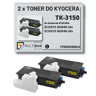 2-pak Toner do KYOCERA TK3150 1T02NX0NL0 M3040 M3540 2x14.5K Multibox zamiennik