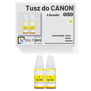 Tusz do CANON GI50Y 2-pak yellow zamiennik Multibox