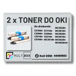 2-PAK Multibox Toner do OKI C310 MC362 MC562 44469803 black zamiennik - 2