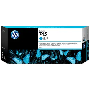 HP 745 tusz F9K03A oryginalny cyan