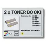 2-PAK Multibox Toner do OKI ES5432 ES5463 46490621 yellow zamiennik - 2