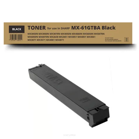 Toner do Sharp MX-60GTBA MX-61GTBA MX3050 MX3060 MX3070 MX4050 Black zamiennik