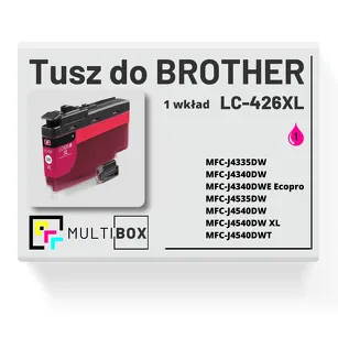 Tusz do BROTHER LC-426XLM magenta zamiennik Multibox