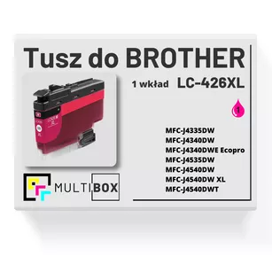 Tusz do BROTHER LC426XLM magenta zamiennik Multibox