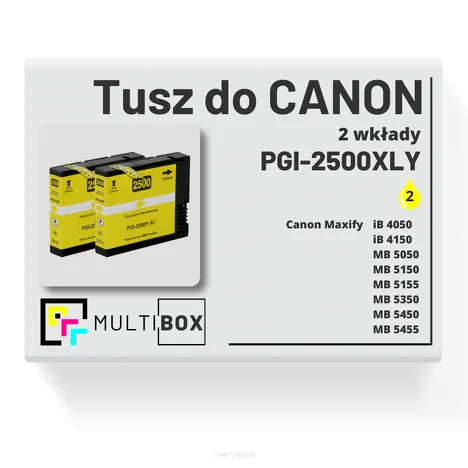 Tusz do CANON PGI-2500XLY 2-pak yellow zamiennik Multibox