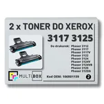2-PAK Multibox Toner do XEROX 3117 3125 106R01159 3K zamiennik - 2