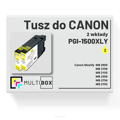 Tusz do CANON PGI-1500XLY 2-pak yellow zamiennik Multibox