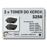 2-PAK Multibox Toner do XEROX 3250 106R01373 3.5K zamiennik - 2