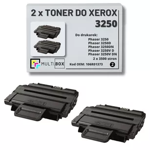 2-pak Toner do XEROX 3250 106R01373 3.5K Multibox zamiennik