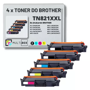 5-PAK Multibox Toner do BROTHER TN821XXL CMYK zamiennik
