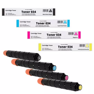 4 x toner do Canon 034 9454B001 9453B001 9452B001 9451B001 iRC1225 iRC1225iF ISensys MF810Cdn MF820Cdn CMYK zamiennik