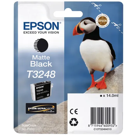 Epson tusz T3248 C13T32484010 oryginalny matte black