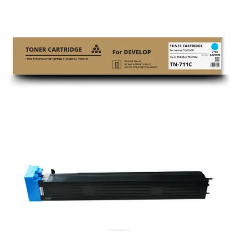 Toner do DEVELOP TN711C Ineo+ 654 654e 754 754e A3VU4D0 Cyan Zamiennik