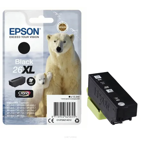 Epson tusz 26XL T2621 C13T26214012 oryginalny black