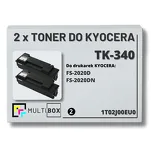 2-PAK Multibox Toner do KYOCERA TK340 1T02J00EU0 FS2020 2x12.0K zamiennik - 2