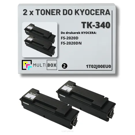 2-PAK Multibox Toner do KYOCERA TK340 1T02J00EU0 FS2020 2x12.0K zamiennik