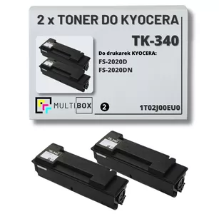 2-pak Toner do KYOCERA TK340 1T02J00EU0 FS2020 2x12.0K Multibox zamiennik