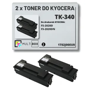 2-PAK Multibox Toner do KYOCERA TK340 1T02J00EU0 FS2020 2x12.0K zamiennik