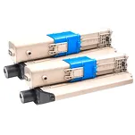 2-PAK Multibox Toner do OKI C510 C511 MC562 44469804 XL black zamiennik - 3