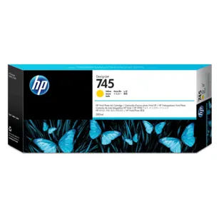 HP 745 tusz F9K02A oryginalny yellow