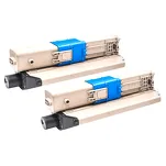 2-PAK Multibox Toner do OKI C332 MC363 46508712 XL black zamiennik - 3