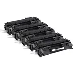 5-PAK Multibox Toner do HP CF280A 80A M401 M425 zamiennik - 2