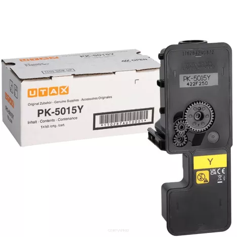 TRIUMPH ADLER UTAX toner PK5015Y 1T02R7AUT0 yellow oryginalny 3000 stron