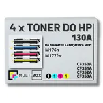 4-PAK Multibox Toner do HP 130A CMYK CF350A CF351A CF352A CF353A zamiennik - 2